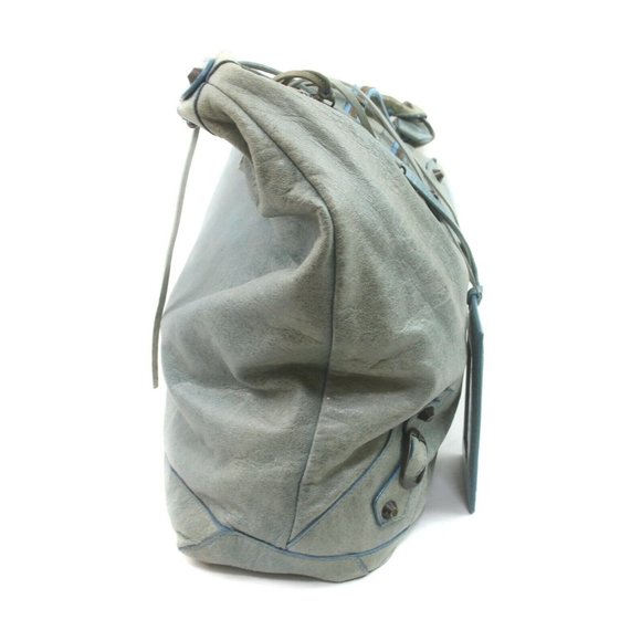 Auth Balenciaga The Day Hand Bag Green #20220B10 - Picture 3 of 9